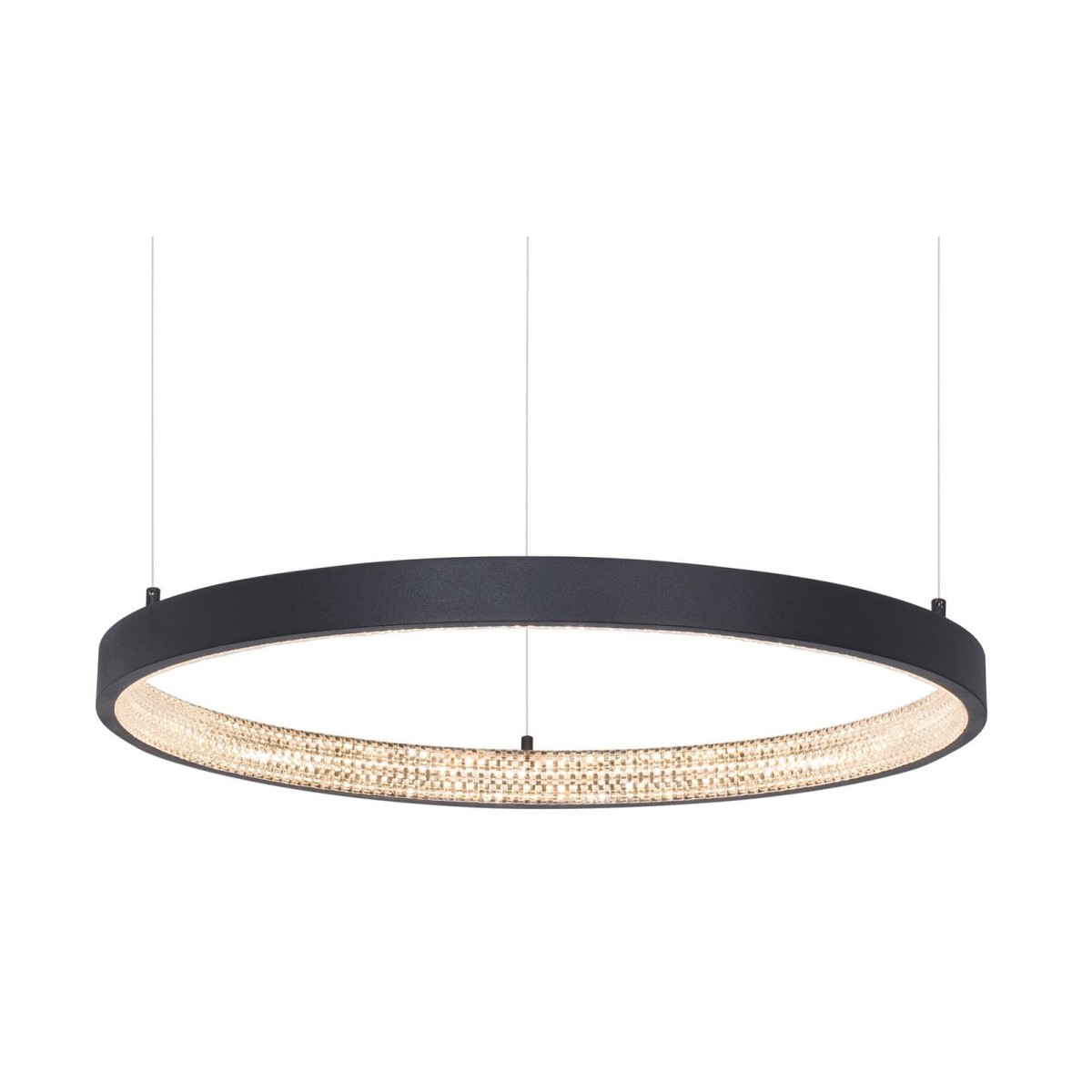 Niecodzienna lampa Luces Exclusivas MORON LE41723 - kolor lampy - czarny, materiał - aluminium/akryl