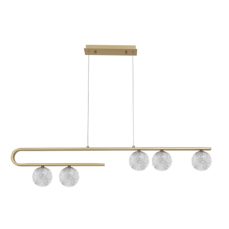 Wyjątkowa oprawa oświetleniowa Luces Exclusivas PASTO LE41735 - kolor lampy - złoty mosiądz, materiał - szkło/stal