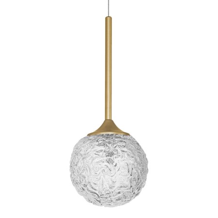 Niecodzienna lampa Luces Exclusivas PASTO LE41737 - kolor lampy - złoty mosiądz, materiał - szkło/stal