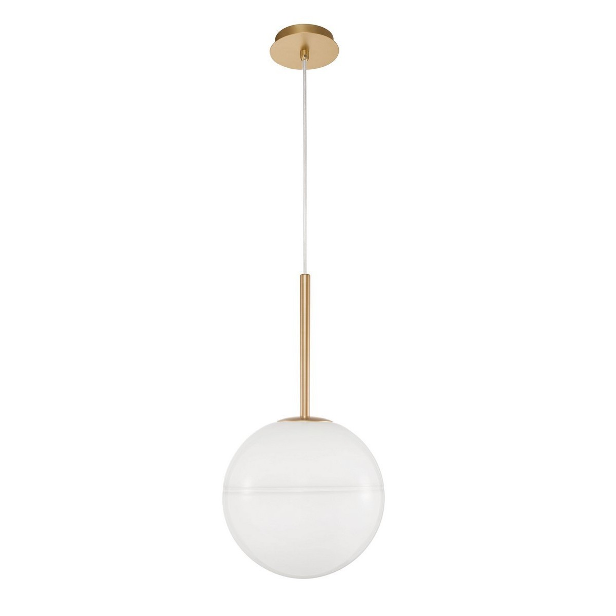 Stylowa lampa Luces Exclusivas PEREZ LE41746 - kolor lampy - złoty/biały, materiał - szkło