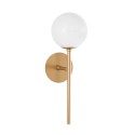 Nowoczesna lampa Luces Exclusivas PEREZ LE41751 - kolor lampy - złoty/biały, materiał - szkło