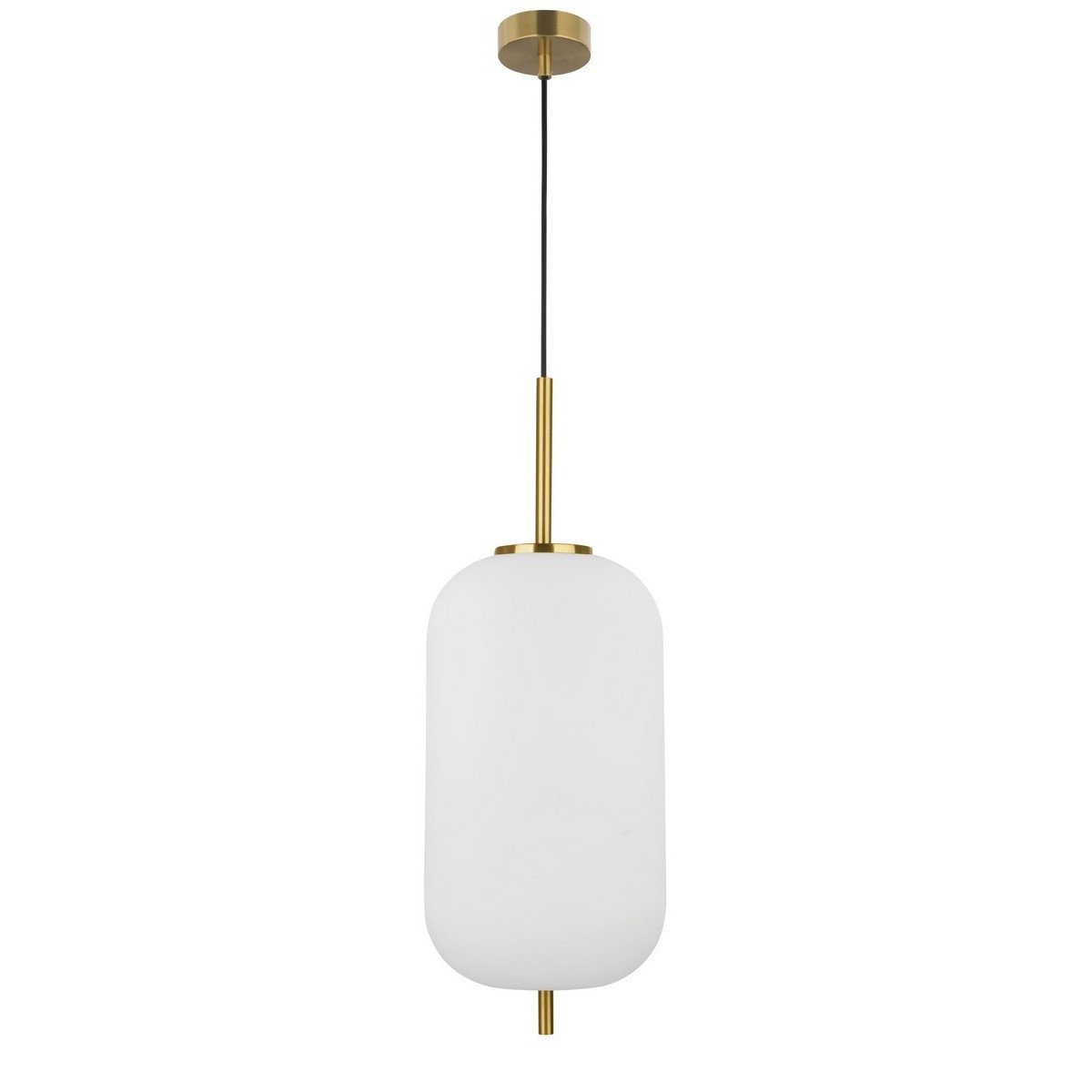 Niecodzienna lampa Luces Exclusivas PILAR LE41755 - kolor lampy - biały/antyczny mosiądz, materiał - metal/szkło