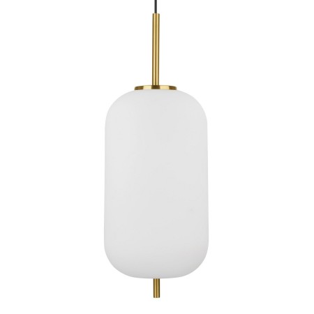 Niecodzienna lampa Luces Exclusivas PILAR LE41755 - kolor lampy - biały/antyczny mosiądz, materiał - metal/szkło