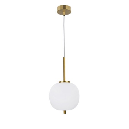 Nowoczesna lampa Luces Exclusivas PILAR LE41757 - kolor lampy - biały/antyczny mosiądz, materiał - metal/szkło