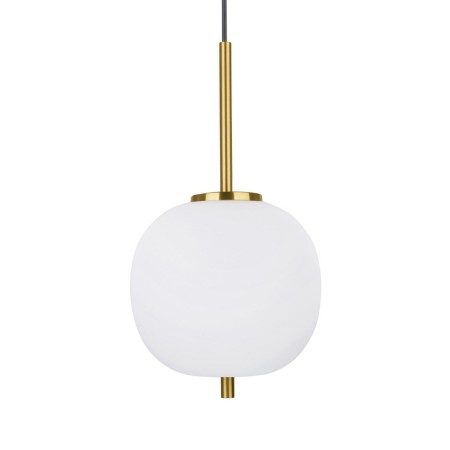 Nowoczesna lampa Luces Exclusivas PILAR LE41757 - kolor lampy - biały/antyczny mosiądz, materiał - metal/szkło