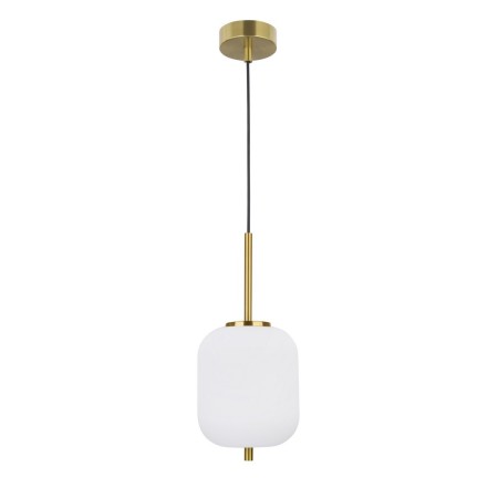 Stylowa lampa Luces Exclusivas PILAR LE41758 - kolor lampy - biały/antyczny mosiądz, materiał - metal/szkło