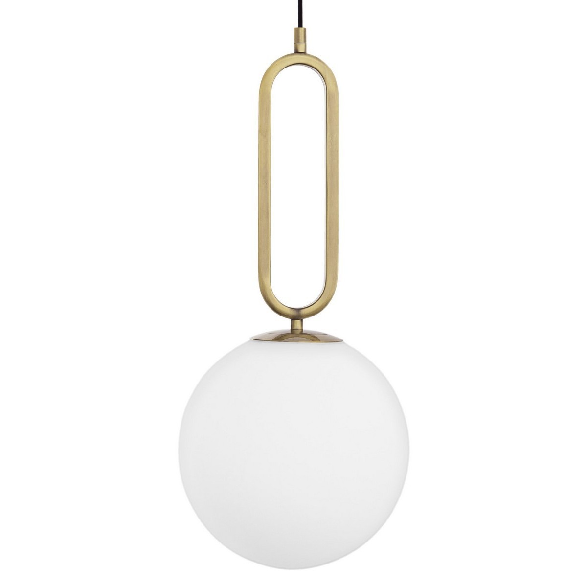 Piękna lampa Luces Exclusivas PINTO LE41762 - kolor lampy - biały/mosiądz, materiał - metal/szkło