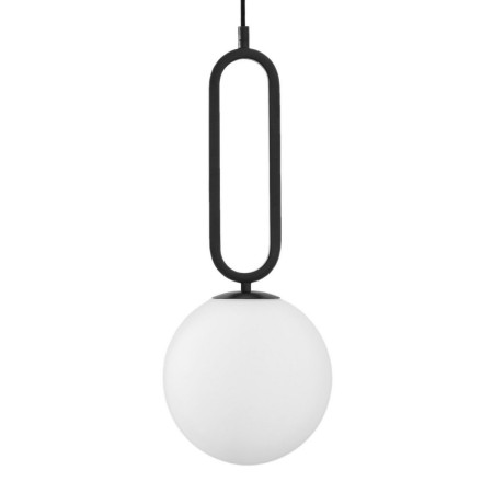 Wyjątkowa oprawa oświetleniowa Luces Exclusivas PINTO LE41765 - kolor lampy - biały/czarny, materiał - metal/szkło