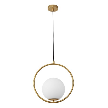 Stylowa lampa Luces Exclusivas RENGO LE41770 - kolor lampy - złoty mosiądz, materiał - metal/szkło