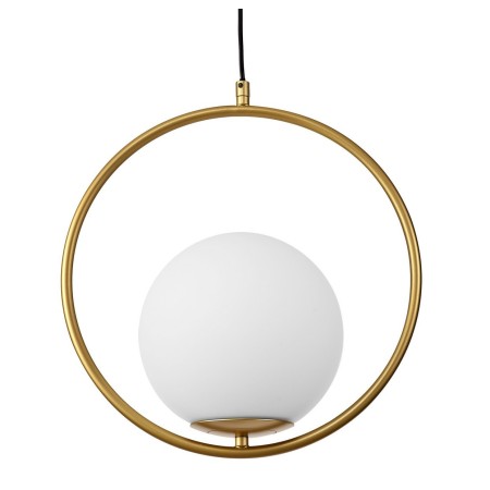 Stylowa lampa Luces Exclusivas RENGO LE41770 - kolor lampy - złoty mosiądz, materiał - metal/szkło