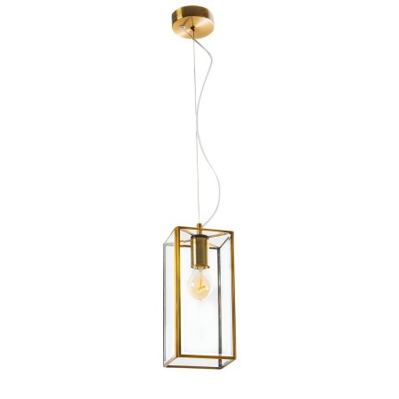 Niecodzienna lampa Luces Exclusivas SALTA LE41779 - kolor lampy - antyczny mosiądz, materiał - metal/szkło