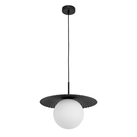 Nowoczesna lampa Luces Exclusivas SALTO LE41781 - kolor lampy - czarny mat, materiał - metal/szkło