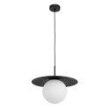 Nowoczesna lampa Luces Exclusivas SALTO LE41781 - kolor lampy - czarny mat, materiał - metal/szkło