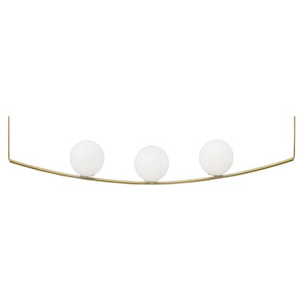 Niecodzienna lampa Luces Exclusivas SORIA LE41785 - kolor lampy - opal/mosiądz, materiał - metal/szkło