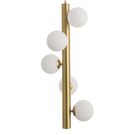 Piękna lampa Luces Exclusivas TIGRE LE41792 - kolor lampy - biały/antyczny mosiądz, materiał - metal/szkło