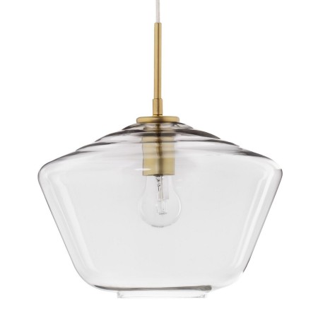 Stylowa lampa Luces Exclusivas TULUA LE41794 - kolor lampy - złoty/transparentny, materiał - metal/szkło