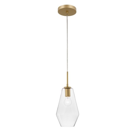 Niepowtarzalna lampa Luces Exclusivas TULUA LE41796 - kolor lampy - złoty/transparentny, materiał - metal/szkło