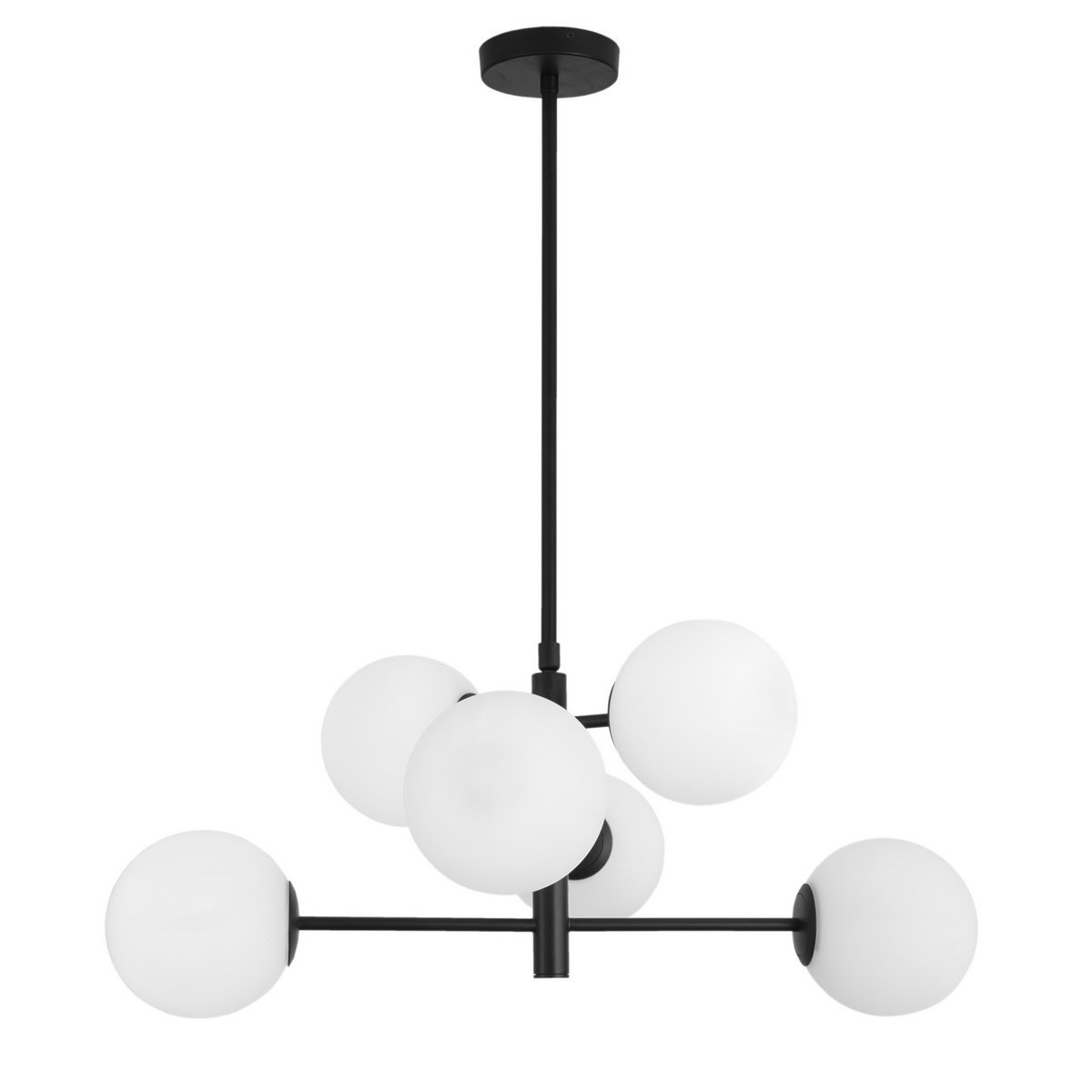 Nowoczesna lampa Luces Exclusivas TURBO LE41803 - kolor lampy - biały/czarny, materiał - metal/szkło