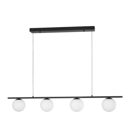 Niepowtarzalna lampa Luces Exclusivas UBEDA LE41806 - kolor lampy - czarny/biały, materiał - metal/aluminium/szkło