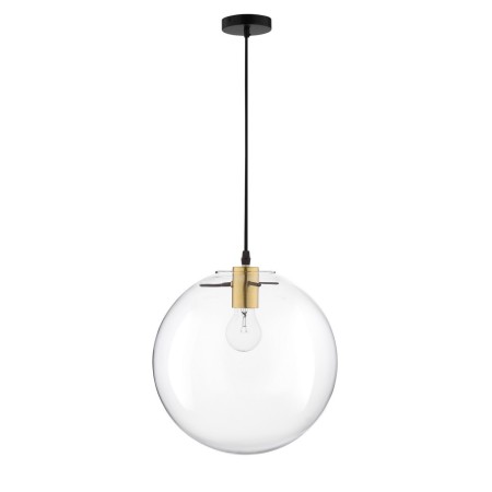 Niecodzienna lampa Luces Exclusivas UPATA LE41813 - kolor lampy - transparentny /czarny/złoty, materiał - metal/szkło