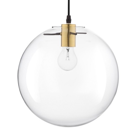 Niecodzienna lampa Luces Exclusivas UPATA LE41813 - kolor lampy - transparentny /czarny/złoty, materiał - metal/szkło