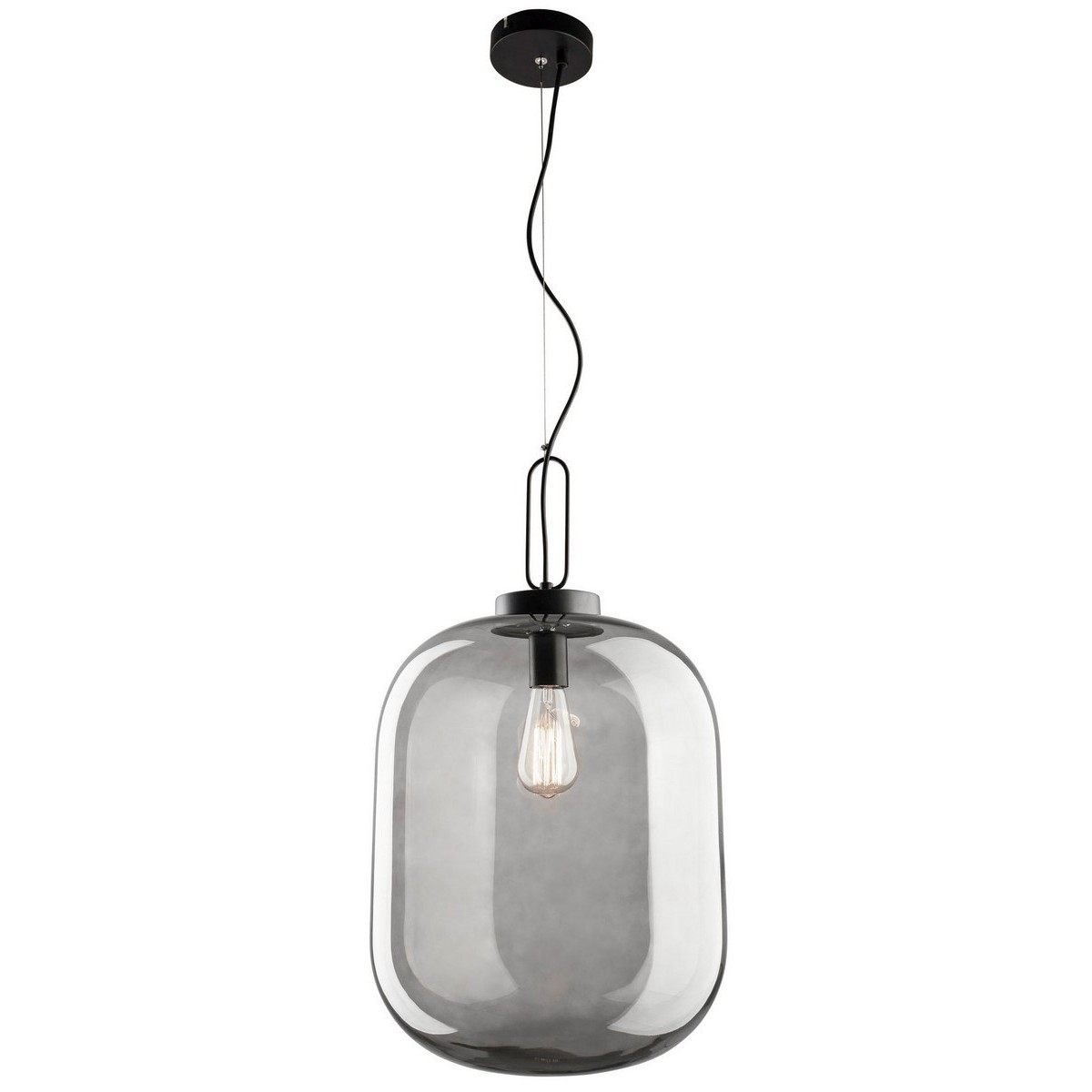 Stylowa lampa Luces Exclusivas URENA LE41816 - kolor lampy - czarny, materiał - aluminium
