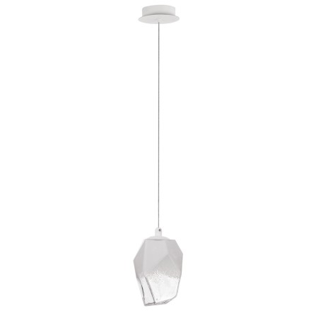 Nowoczesna lampa Luces Exclusivas VIGIA LE41821 - kolor lampy - transparentny/biały, materiał - szkło/metal