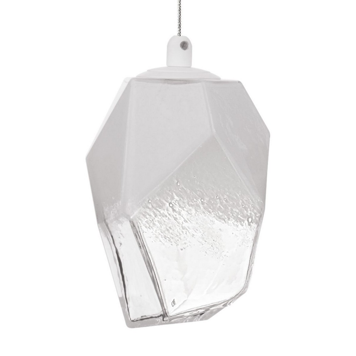 Nowoczesna lampa Luces Exclusivas VIGIA LE41821 - kolor lampy - transparentny/biały, materiał - szkło/metal