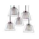 Nowoczesna lampa Luces Exclusivas YOPAL LE41833 - kolor lampy - transparentny, materiał - chrom/szkło