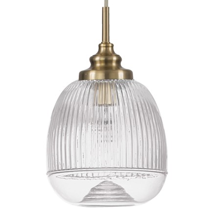 Niecodzienna lampa Luces Exclusivas AHIGAL LE41849 - kolor lampy - satynowe złoto, materiał - metal/szkło