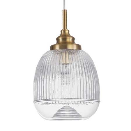 Nowoczesna lampa Luces Exclusivas AHIGAL LE41851 - kolor lampy - satynowe złoto, materiał - metal/szkło