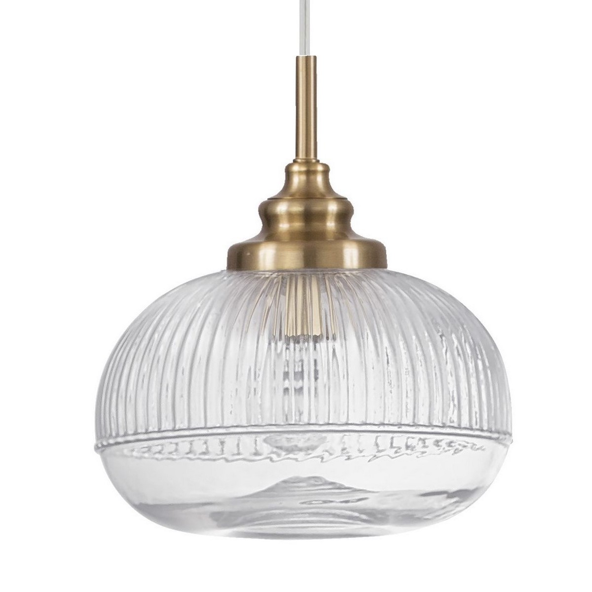 Stylowa lampa Luces Exclusivas AHIGAL LE41852 - kolor lampy - satynowe złoto, materiał - metal/szkło