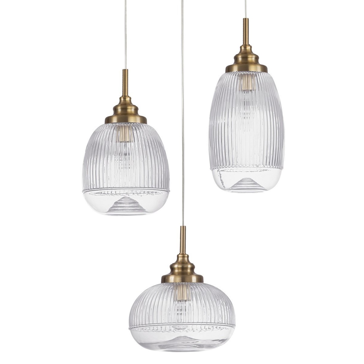 Wyjątkowa oprawa oświetleniowa Luces Exclusivas AHIGAL LE41853 - kolor lampy - satynowe złoto, materiał - metal/szkło