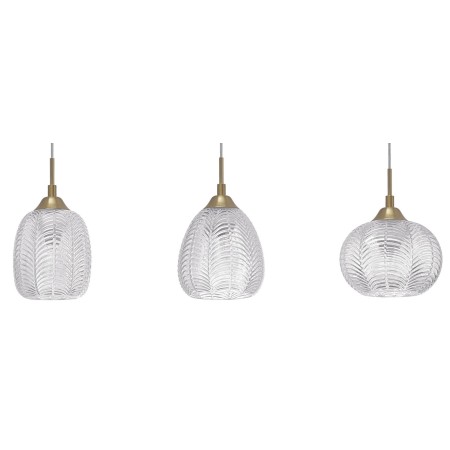 Stylowa lampa Luces Exclusivas ALCALA LE41858 - kolor lampy - satynowe złoto, materiał - metal/szkło