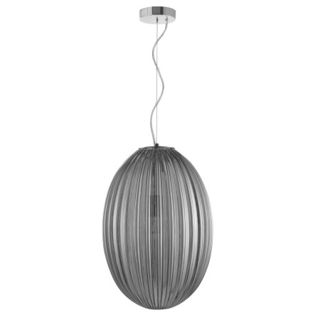 Nowoczesna lampa Luces Exclusivas AYAPEL LE41887 - kolor lampy - szary dymiony/chrom, materiał - metal/szkło