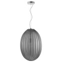 Nowoczesna lampa Luces Exclusivas AYAPEL LE41887 - kolor lampy - szary dymiony/chrom, materiał - metal/szkło