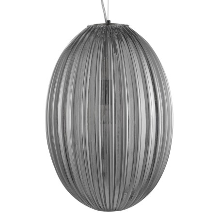 Nowoczesna lampa Luces Exclusivas AYAPEL LE41887 - kolor lampy - szary dymiony/chrom, materiał - metal/szkło