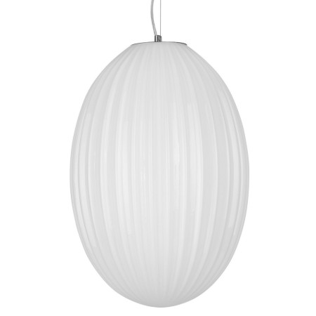 Wyjątkowa oprawa oświetleniowa Luces Exclusivas AYAPEL LE41889 - kolor lampy - biały/chrom, materiał - metal/szkło