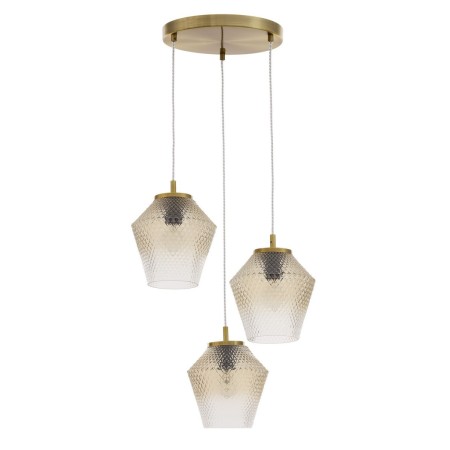 Piękna lampa Luces Exclusivas BERRIO LE41898 - kolor lampy - mosiądz/koniakowy, materiał - metal/szkło