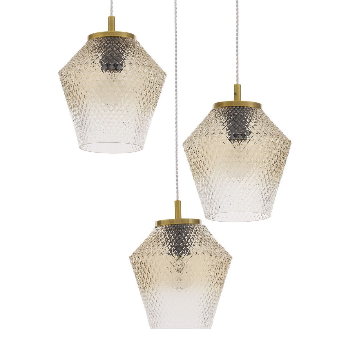 Piękna lampa Luces Exclusivas BERRIO LE41898 - kolor lampy - mosiądz/koniakowy, materiał - metal/szkło