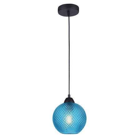 Wyjątkowa oprawa oświetleniowa Luces Exclusivas BUENOS LE41913 - kolor lampy - niebieski/czarny, materiał - szkło/metal
