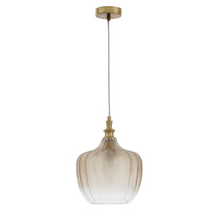 Piękna lampa Luces Exclusivas BURGOS LE41916 - kolor lampy - szampański/mosiądz, materiał - metal/szkło