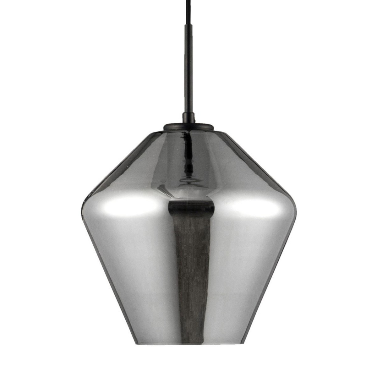 Niecodzienna lampa Luces Exclusivas CANETE LE41939 - kolor lampy - czarny/chrom, materiał - szkło/metal