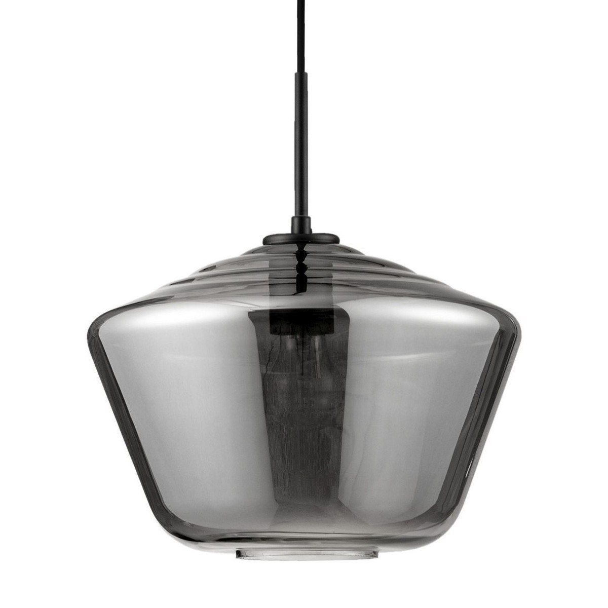 Piękna lampa Luces Exclusivas CANETE LE41940 - kolor lampy - czarny/chrom, materiał - szkło/metal