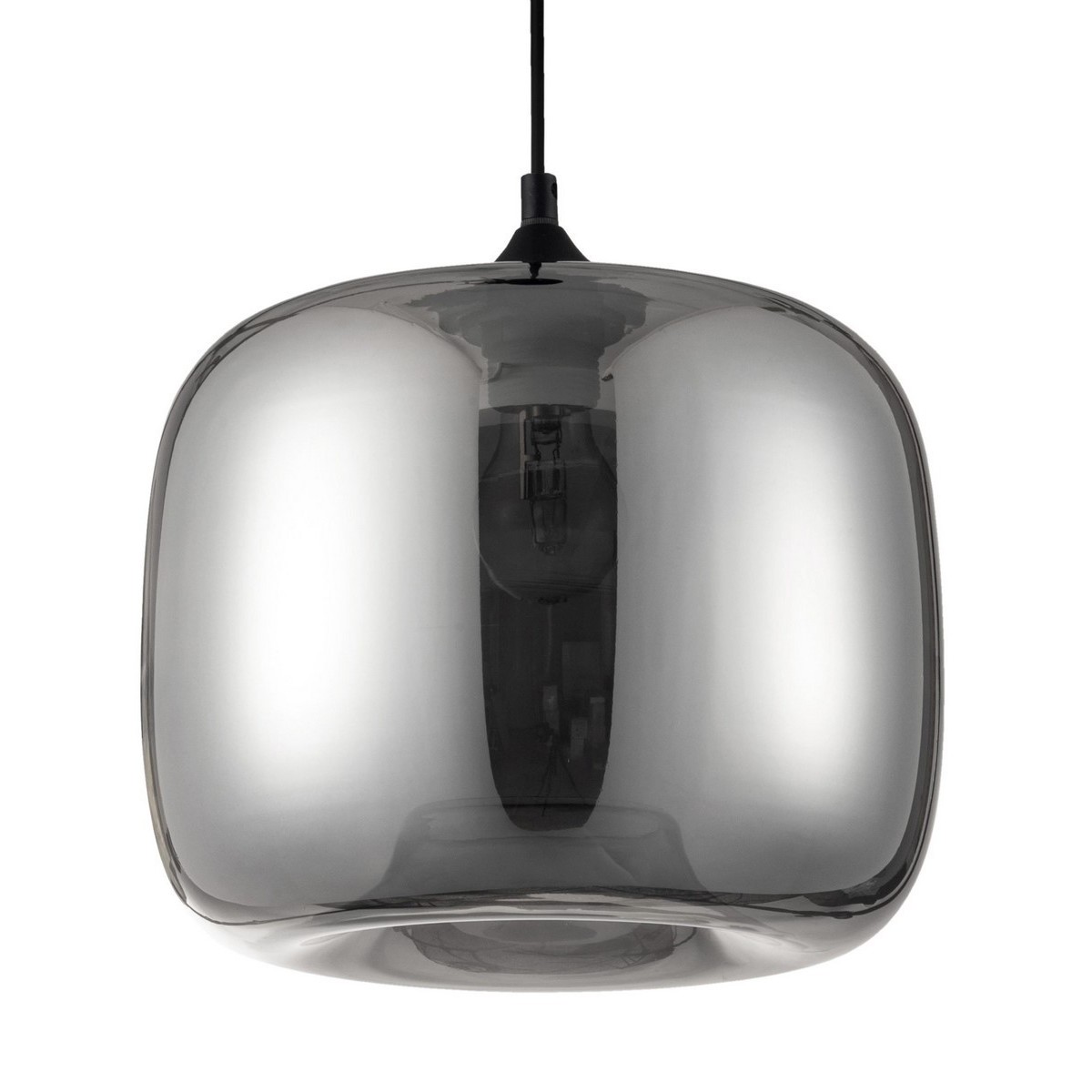 Wyjątkowa oprawa oświetleniowa Luces Exclusivas CANTOS LE41943 - kolor lampy - czarny/chrom, materiał - szkło/metal