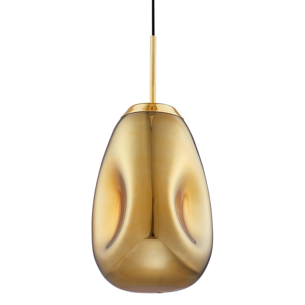 Niepowtarzalna lampa Luces Exclusivas CARMEN LE41950 - kolor lampy - złoty, materiał - szkło/metal