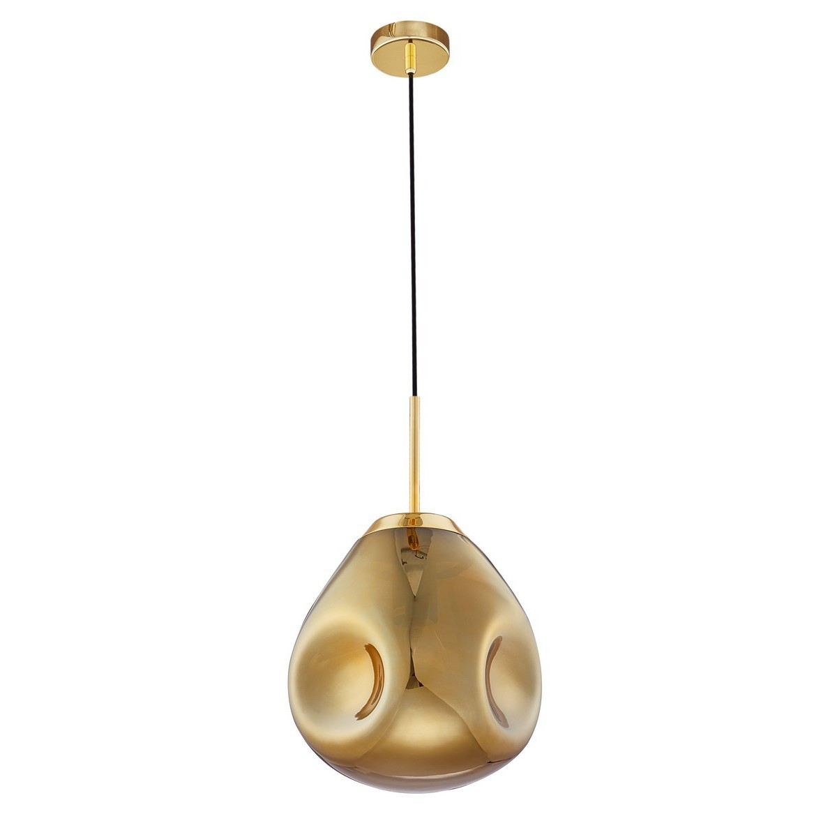 Niecodzienna lampa Luces Exclusivas CARMEN LE41951 - kolor lampy - złoty, materiał - szkło/metal