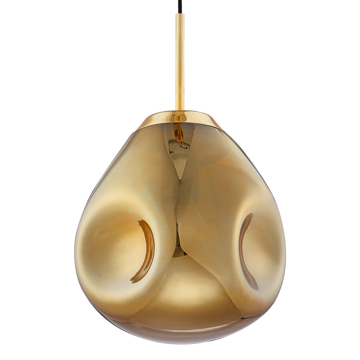 Niecodzienna lampa Luces Exclusivas CARMEN LE41951 - kolor lampy - złoty, materiał - szkło/metal