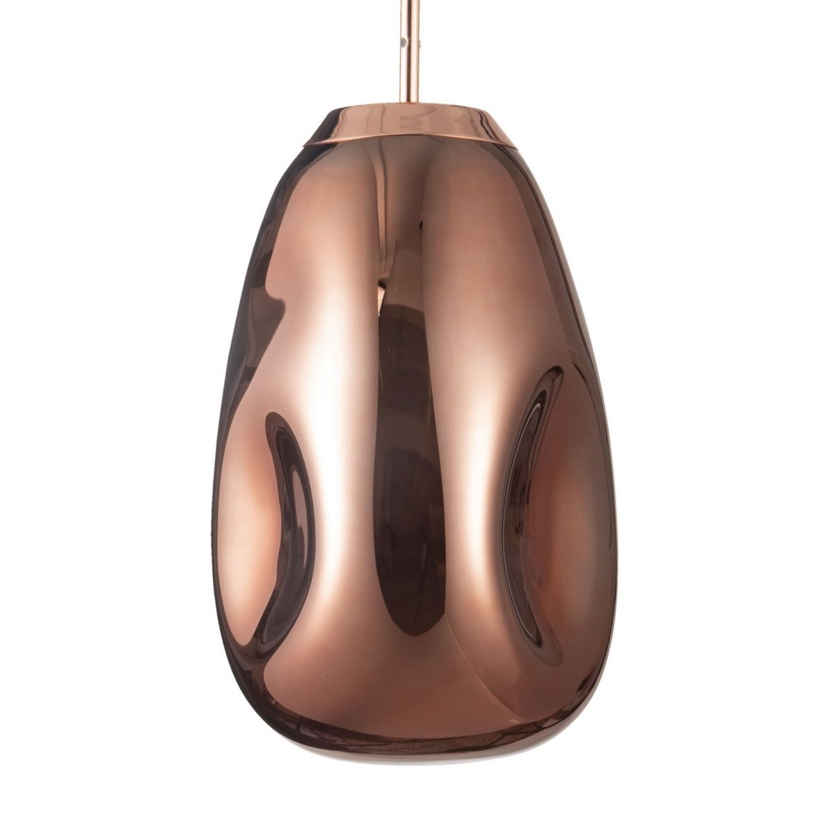 Piękna lampa Luces Exclusivas CARMEN LE41952 - kolor lampy - miedziany, materiał - szkło/metal