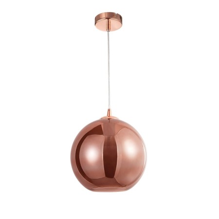 Niecodzienna lampa Luces Exclusivas CASTRO LE41957 - kolor lampy - miedziany, materiał - szkło/aluminium